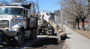 White says road paving is already underway and more is coming